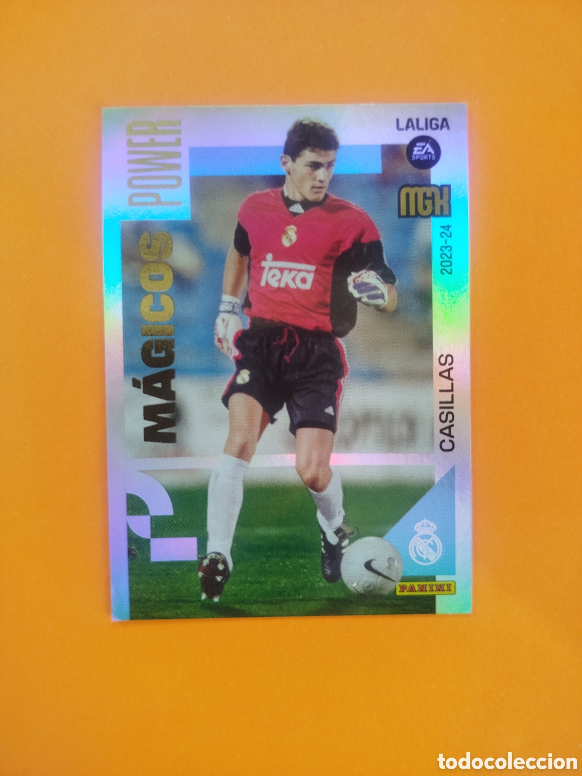 Football Stickers: CASILLAS P434 MAGICOS POWER REAL MADRID MEGACRACKS 23-24