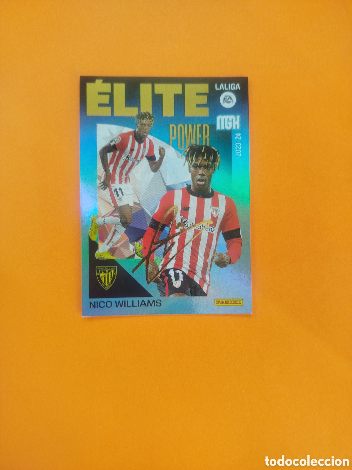 Football Stickers: NICO WILLIAMS P11 ELITE POWER ATHLETIC CLUB MEGACRACKS 23-24