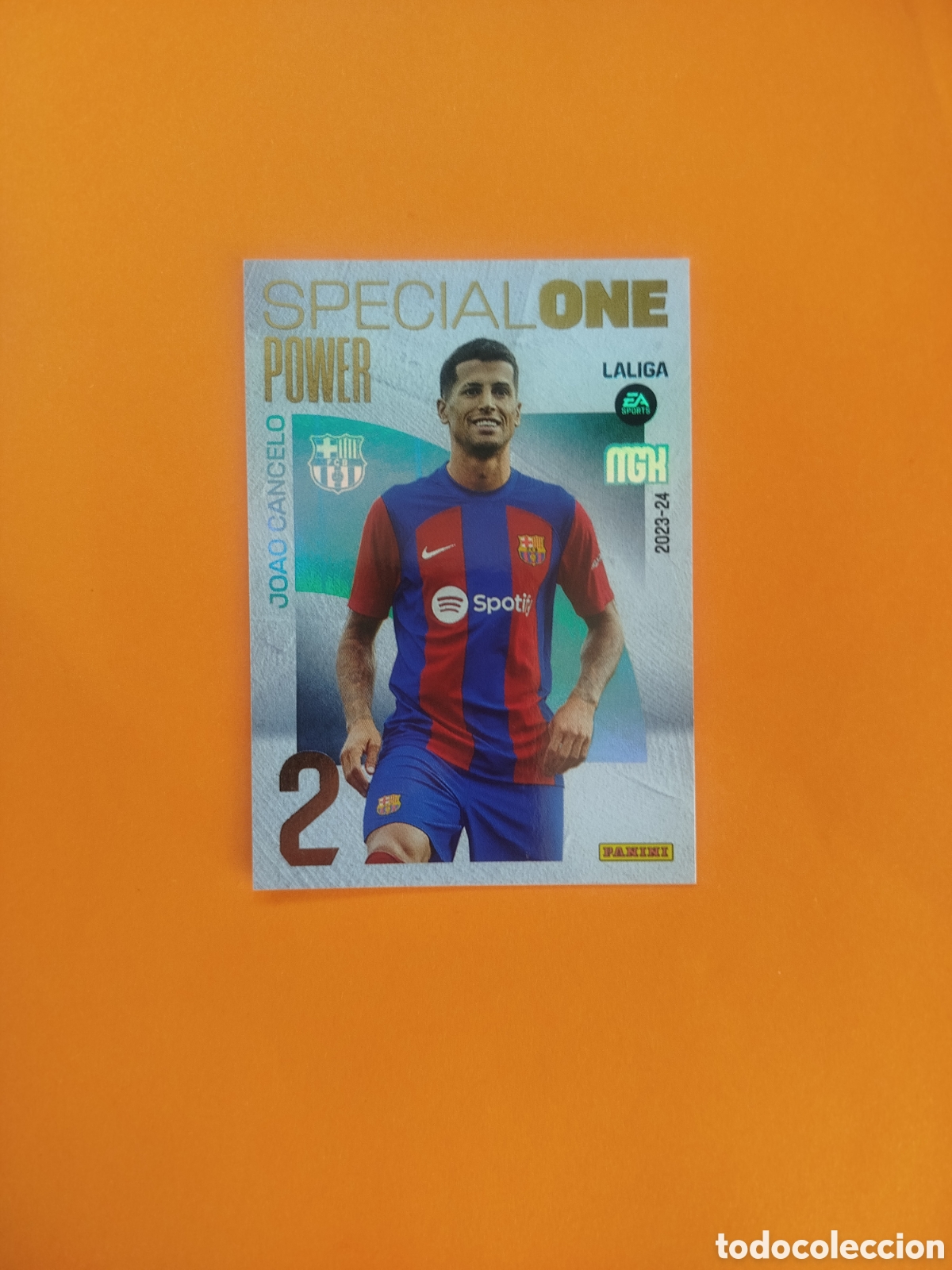 Cromos de f&uacute;tbol: JOAO CANCELO P509 SPECIAL ONE POWER BARCELONA MEGACRACKS 23-24