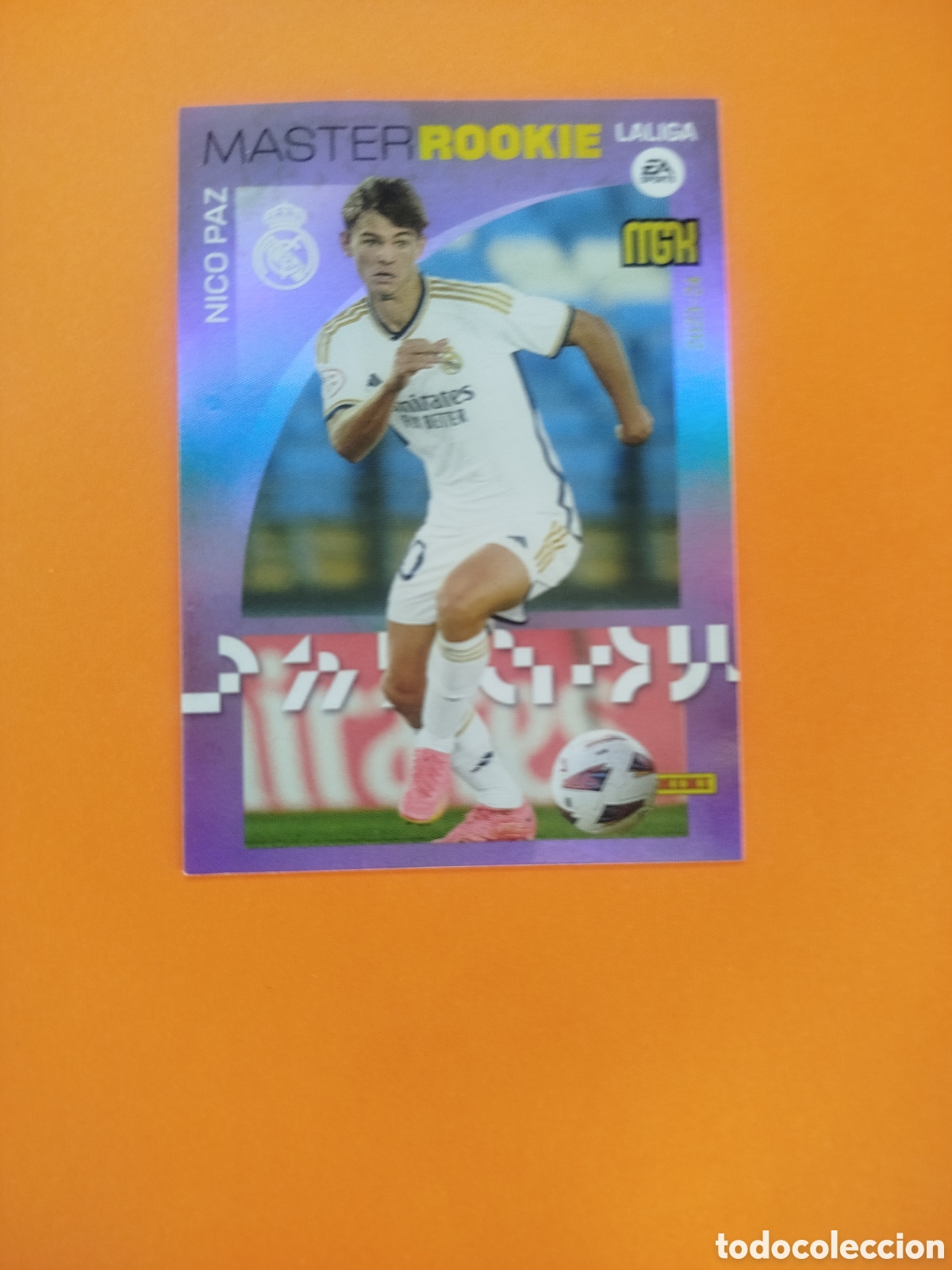 Cromos de f&uacute;tbol: NICO PAZ 514 MASTER ROOKIE REAL MADRID MEGACRACKS 23-24