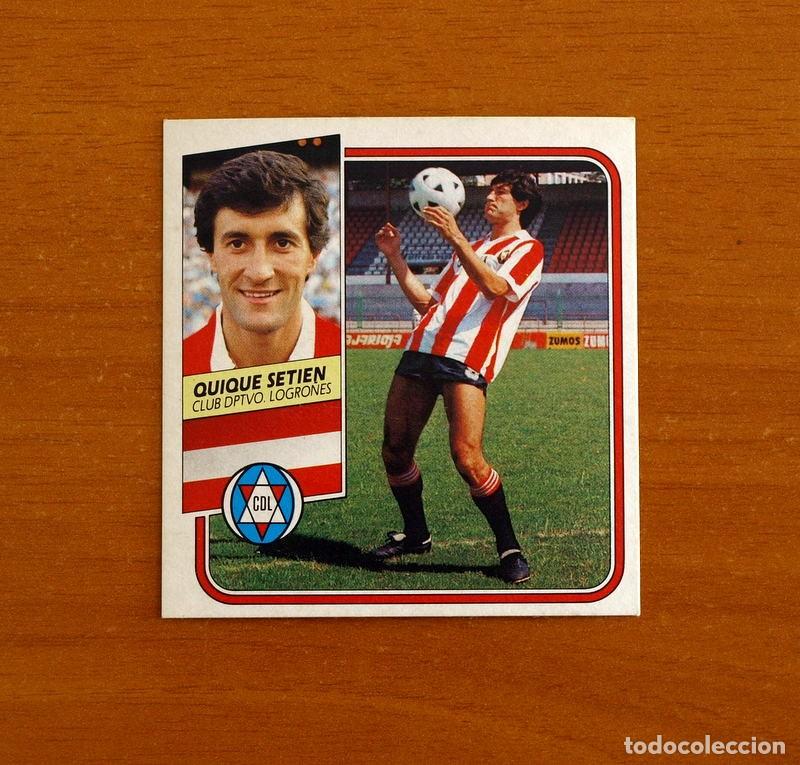 Cromos de f&uacute;tbol: Logro&ntilde;&eacute;s - Quique Seti&eacute;n - Ediciones Este Liga 1989-1990, 89-90 - Nunca pegado