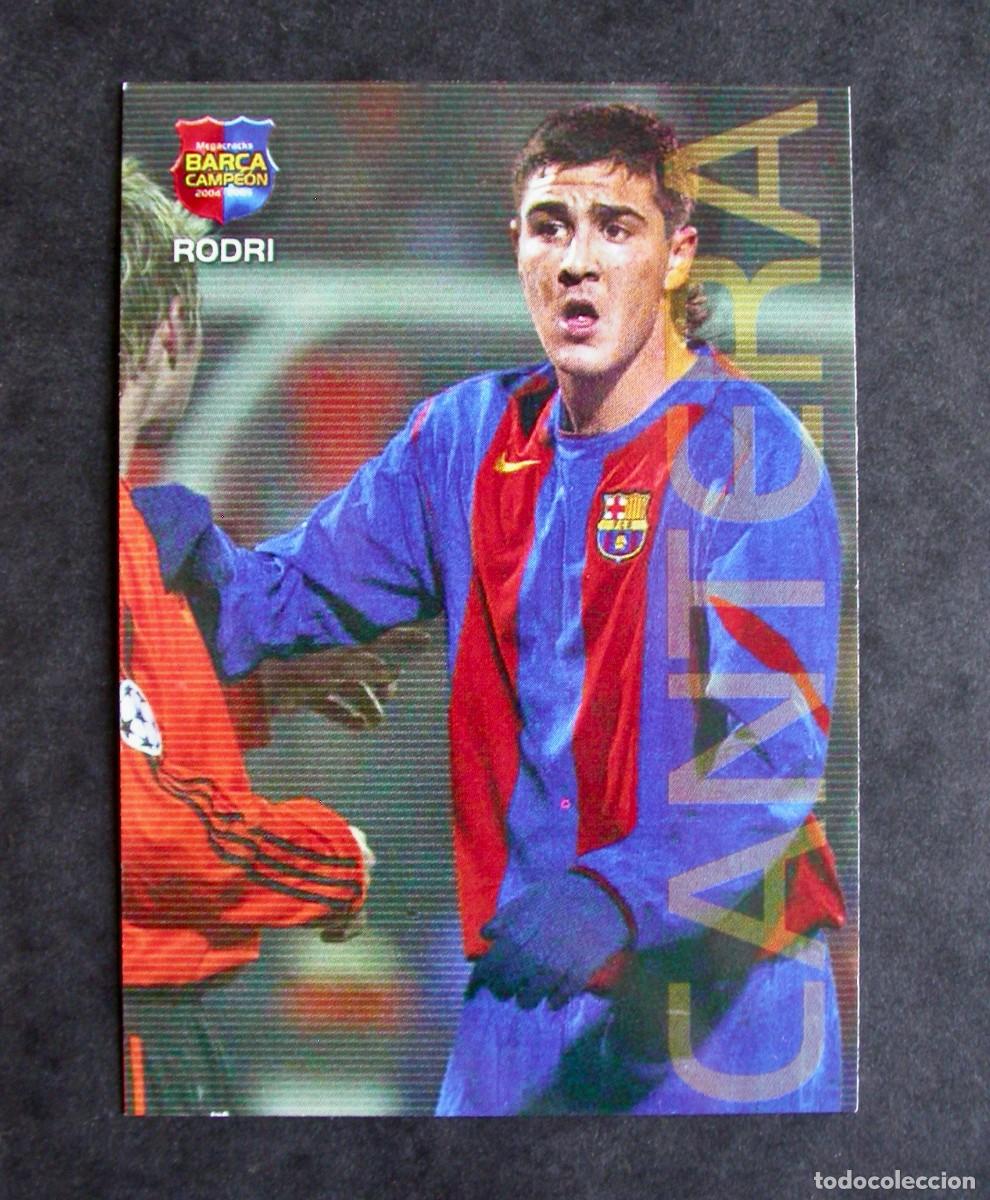 Cromos de f&uacute;tbol: 120 RODRI / FC BARCELONA / MEGACRACKS BAR&Ccedil;A CAMPE&Oacute;N 2004-2005 04-05 / PANIN7