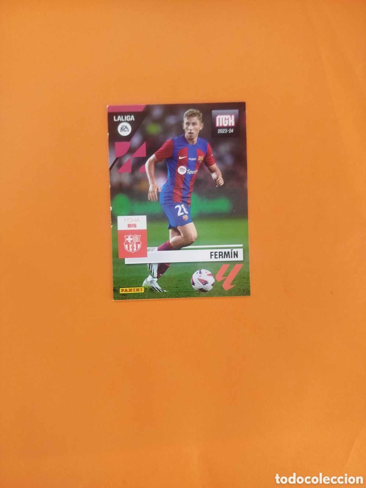 Fu&szlig;ball-Sticker: FERMIN 106 BIS ROOKIE BARCELONA MEGACRACKS 23-24