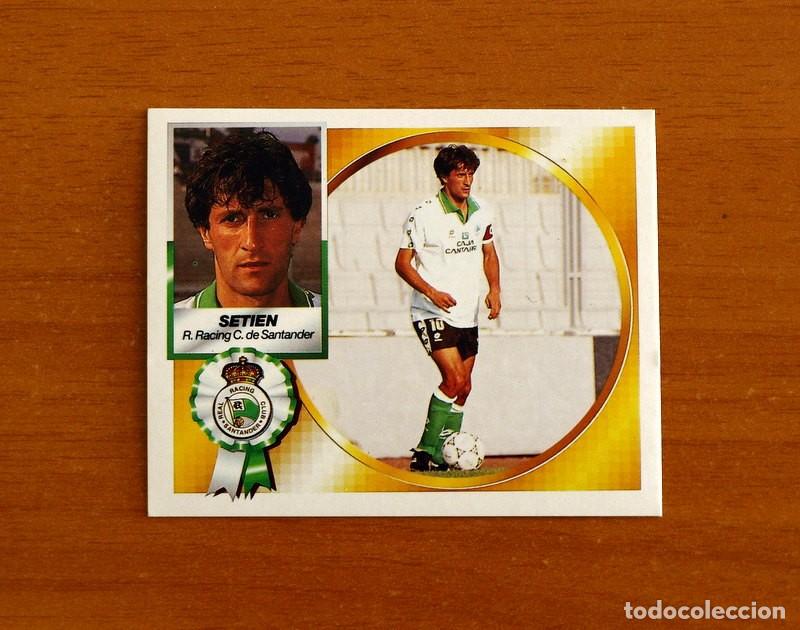 Cromos de f&uacute;tbol: Racing de Santander - Quique Seti&eacute;n - Ediciones Este Liga 1994-1995, 94-95 - Nunca pegado