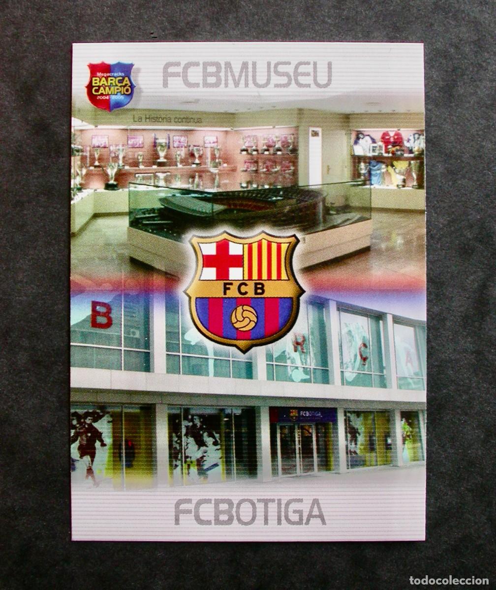 Cromos de Futebol: 9 MUSEU-BOTIGA / FC BARCELONA / MEGACRACKS BAR&Ccedil;A CAMPI&Oacute; 2004-2005 04-05 / PANINI