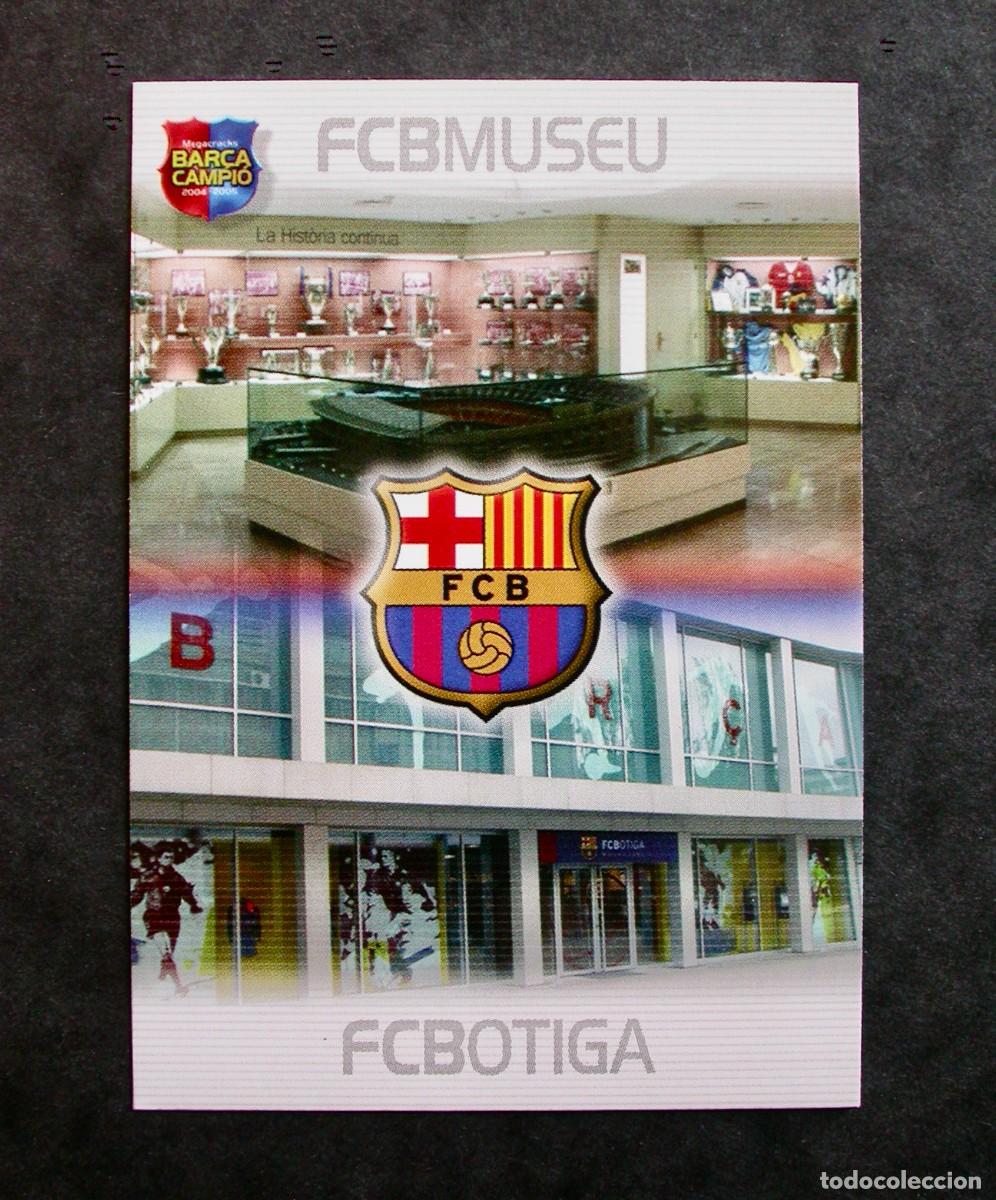 Cromos de Futebol: 9 MUSEU-BOTIGA / FC BARCELONA / MEGACRACKS BAR&Ccedil;A CAMPI&Oacute; 2004-2005 04-05 / PANINI