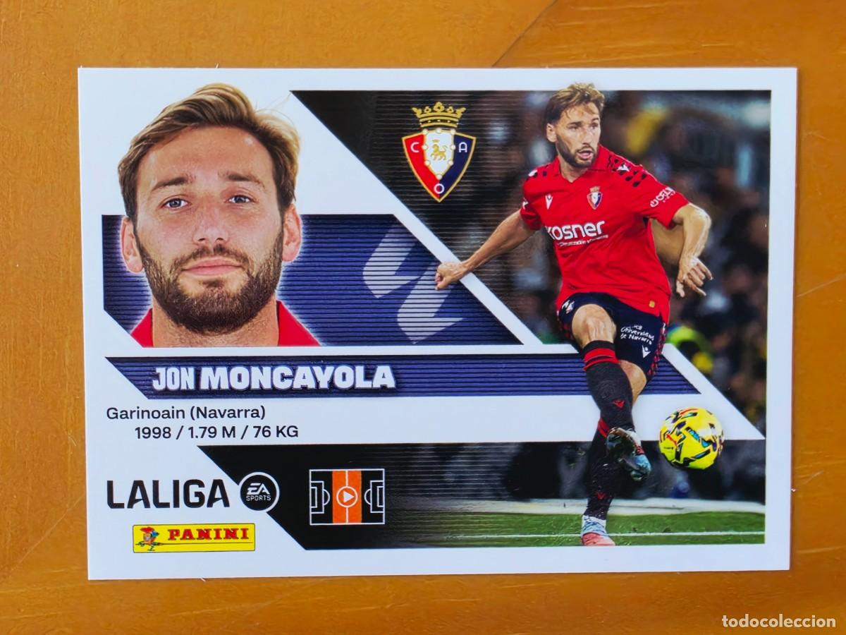 Cromos de Futebol: 12 Jon Moncayola, CA Osasuna, Panini Ediciones Liga Este 2026 2027 26 27 sin pegar