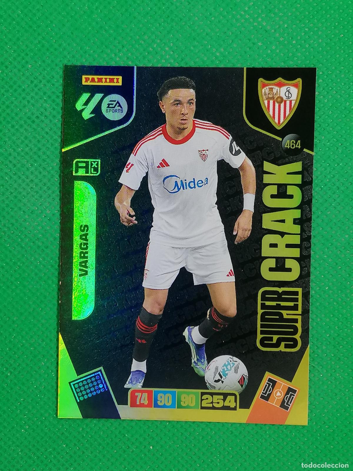 Cromos de f&uacute;tbol: 464 VARGAS SEVILLA SUPERCRACK SUPER CRACK ⚽ LIGA ADRENALYN XL 2025 2026 25 26 ⚽