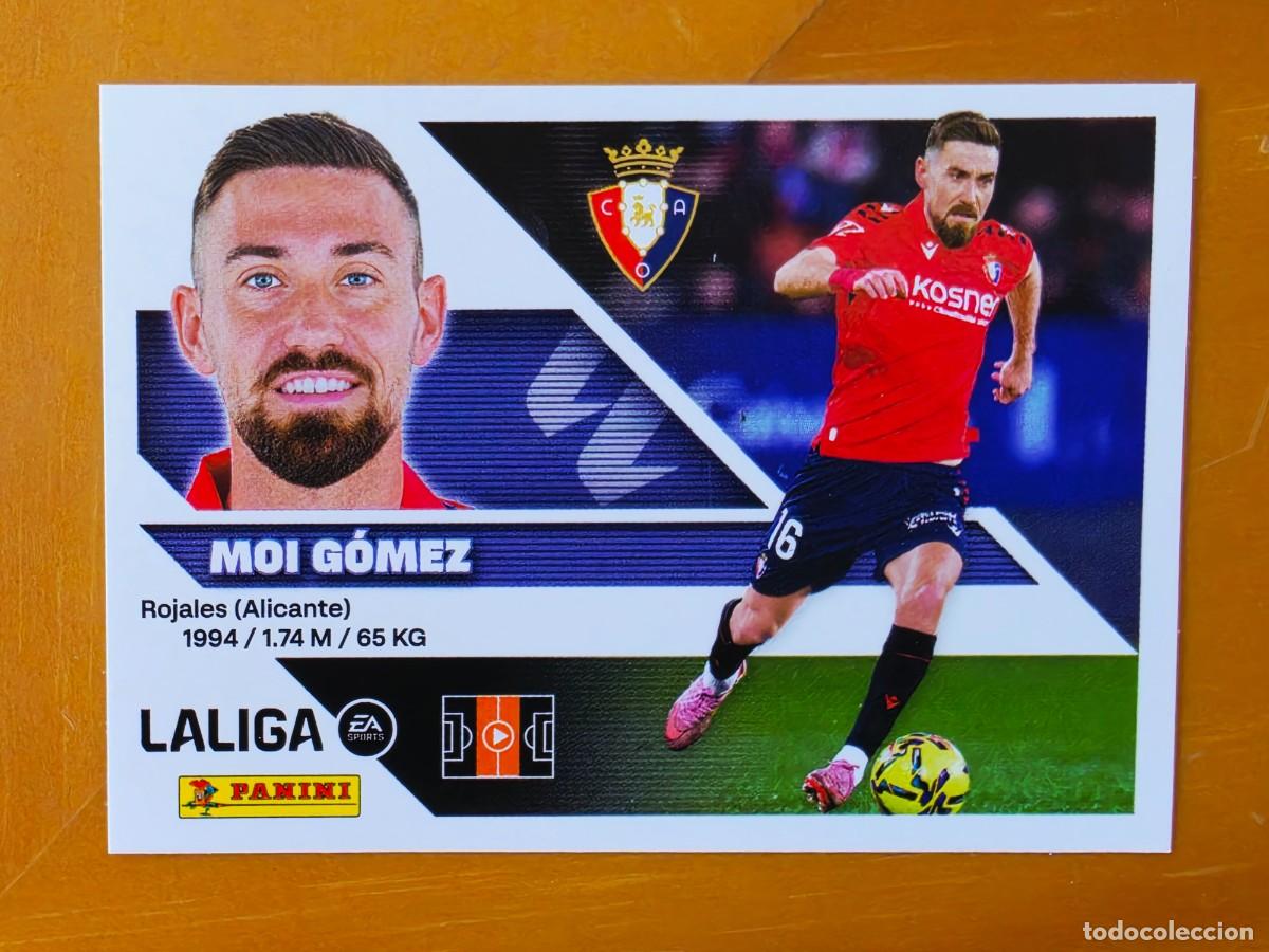 Cromos de f&uacute;tbol: 13A Moi G&oacute;mez, CA Osasuna, Panini Ediciones Liga Este 2026 2027 26 27 sin pegar