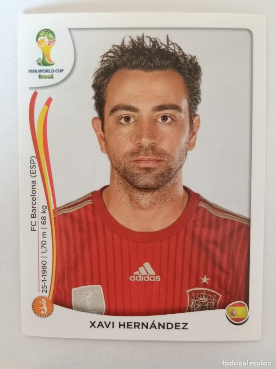 Cromos de f&uacute;tbol: #118 XAVI (ESPA&Ntilde;A) MUNDIAL BRASIL 2014 PANINI