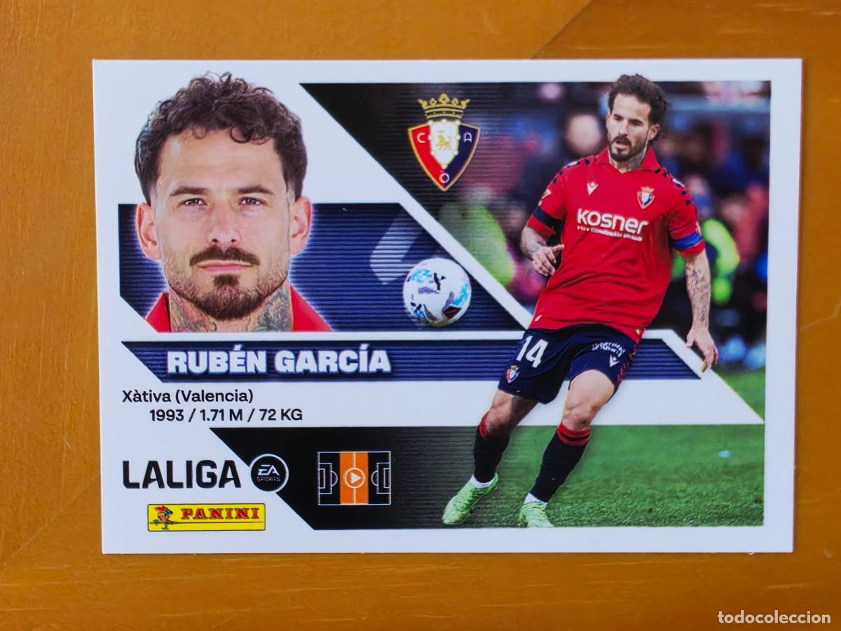 Cromos de f&uacute;tbol: 14 Rub&eacute;n Garc&iacute;a, CA Osasuna, Panini Ediciones Liga Este 2026 2027 26 27 sin pegar