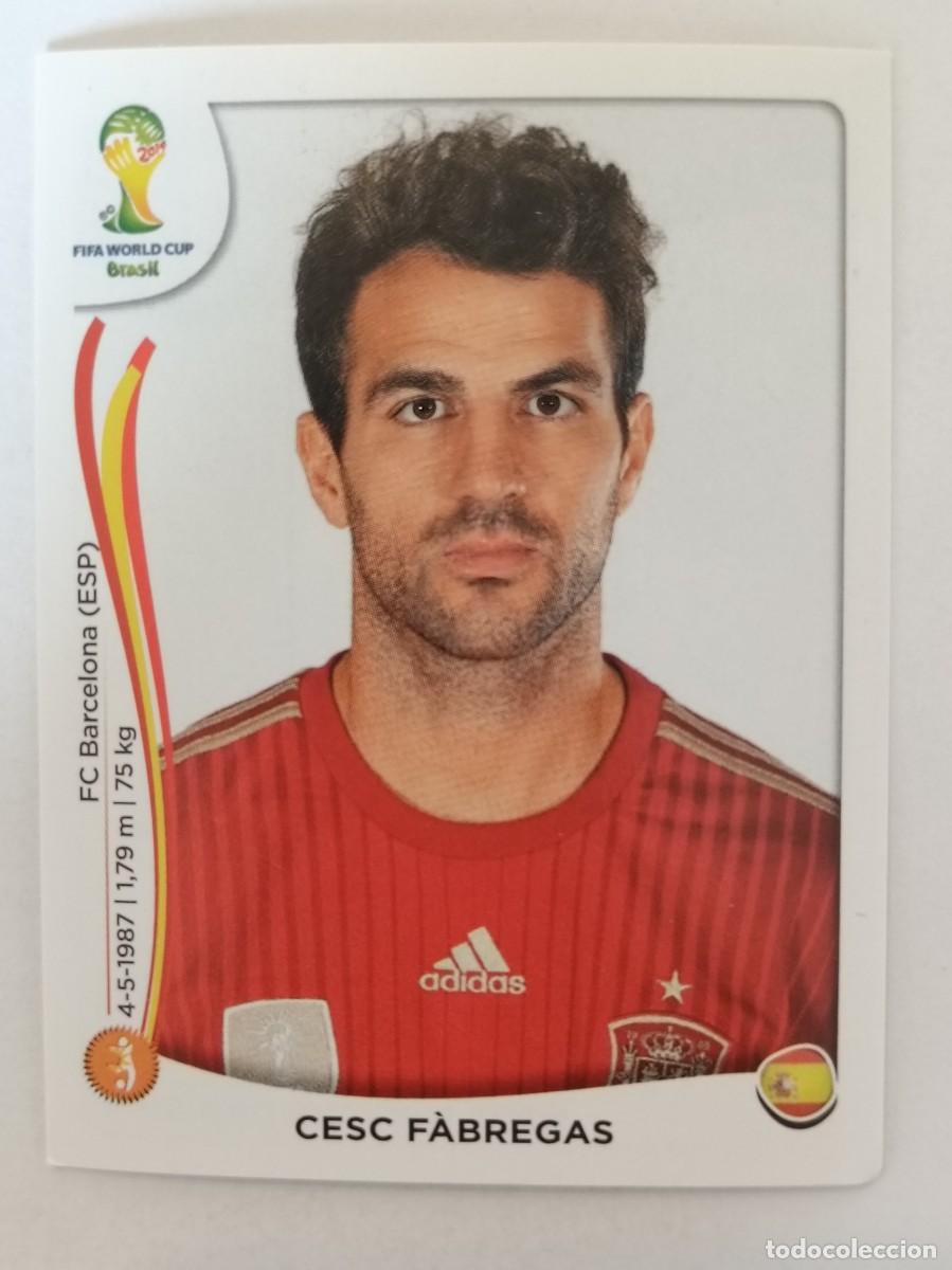 Cromos de f&uacute;tbol: #120 CESC FABREGAS (ESPA&Ntilde;A) MUNDIAL BRASIL 2014 PANINI