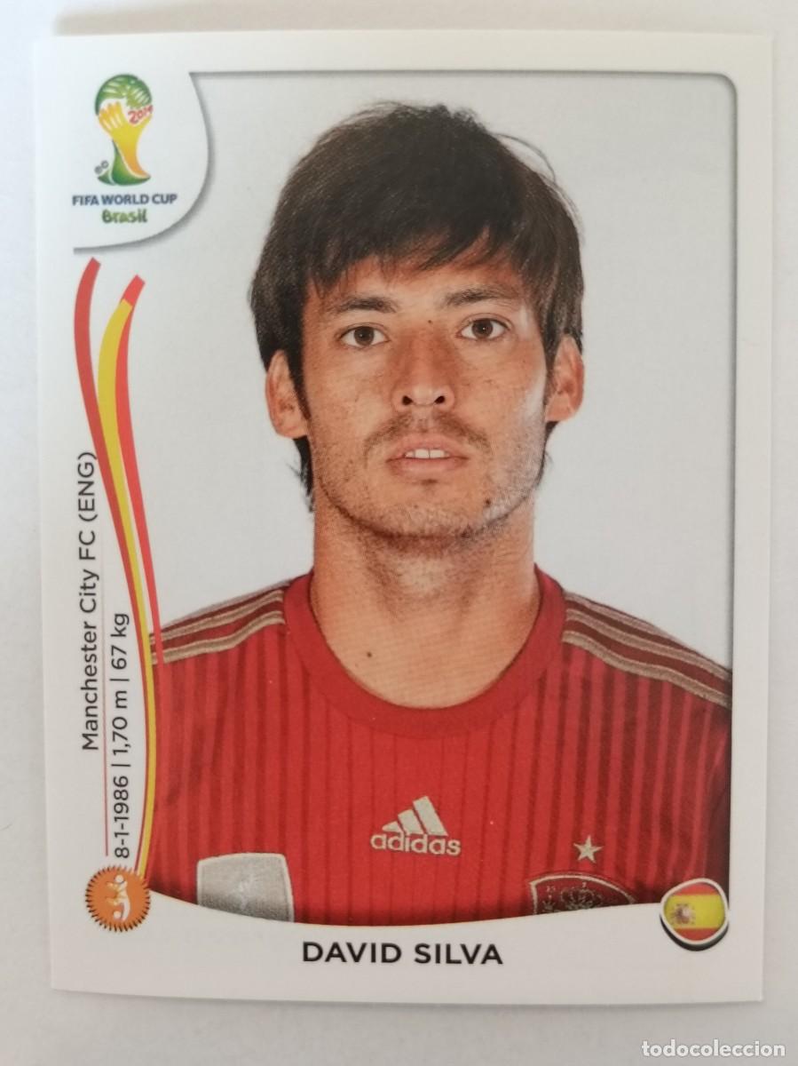 Figurine di Calcio: #121 DAVID SILVA (ESPA&Ntilde;A) MUNDIAL BRASIL 2014 PANINI