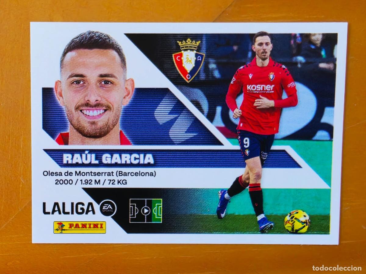 Figurine di Calcio: 18 Ra&uacute;l Garc&iacute;a, CA Osasuna, Panini Ediciones Liga Este 2026 2027 26 27 sin pegar