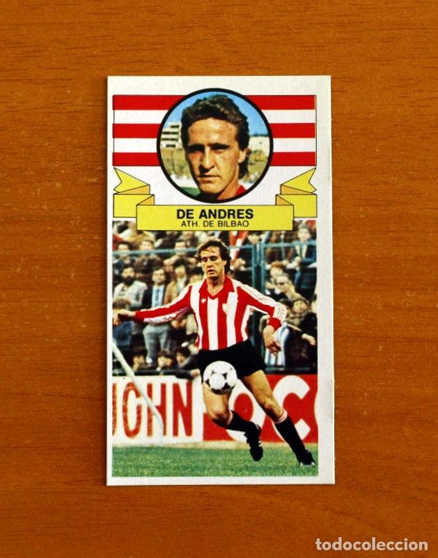 Figurine di Calcio: Athletic de Bilbao - De Andr&eacute;s - Ediciones Este Liga 1985-1986, 85-86 - Nunca pegado