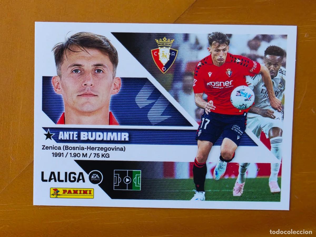 Football Stickers: 20 Ante Budimir, CA Osasuna, Panini Ediciones Liga Este 2026 2027 26 27 sin pegar