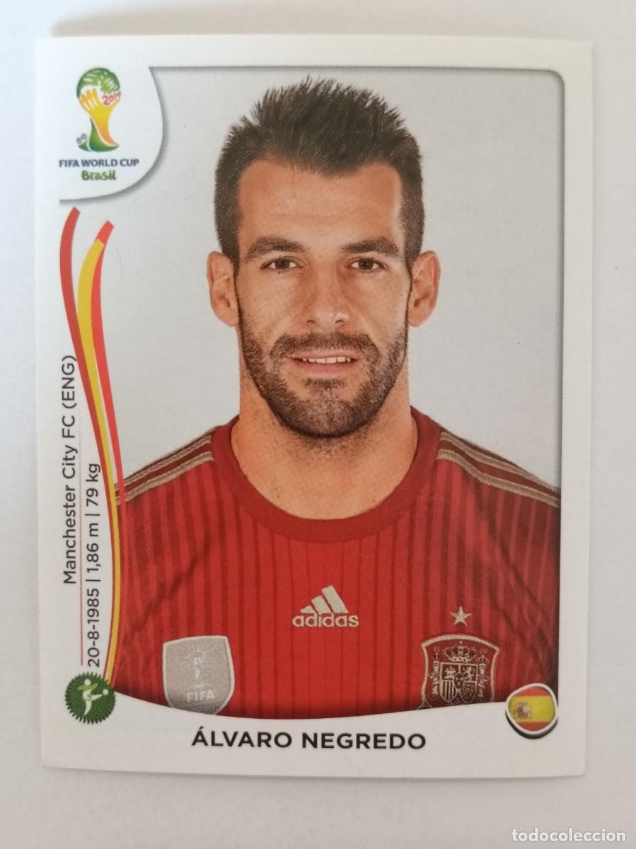 Football Stickers: #126 NEGREDO (ESPA&Ntilde;A) MUNDIAL BRASIL 2014 PANINI