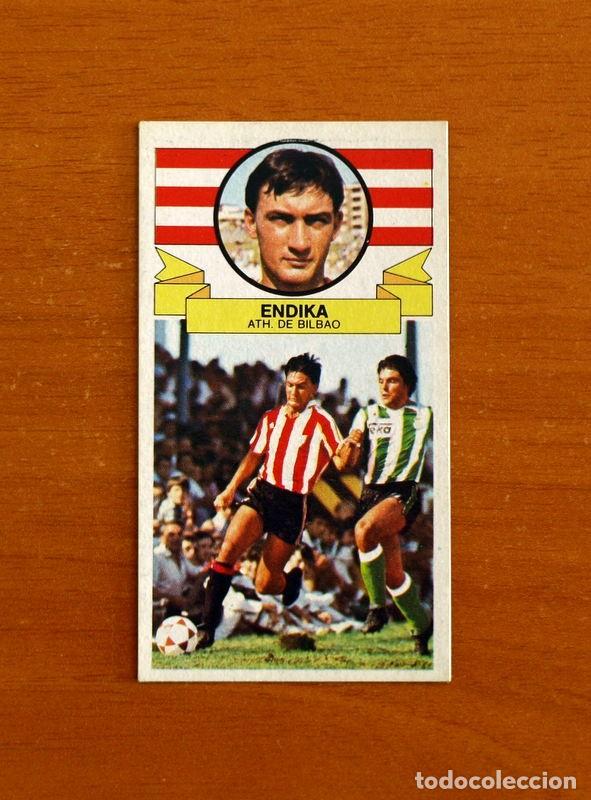 Football Stickers: Athletic de Bilbao - Endika - Ediciones Este Liga 1985-1986, 85-86 - Nunca pegado