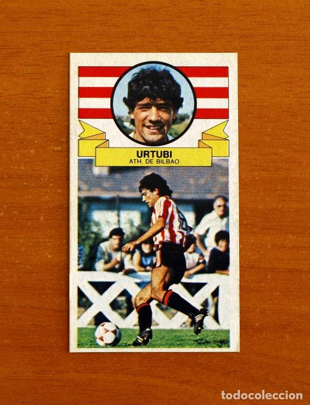 Cromos de f&uacute;tbol: Athletic de Bilbao - Urtubi - Ediciones Este Liga 1985-1986, 85-86 - Nunca pegado