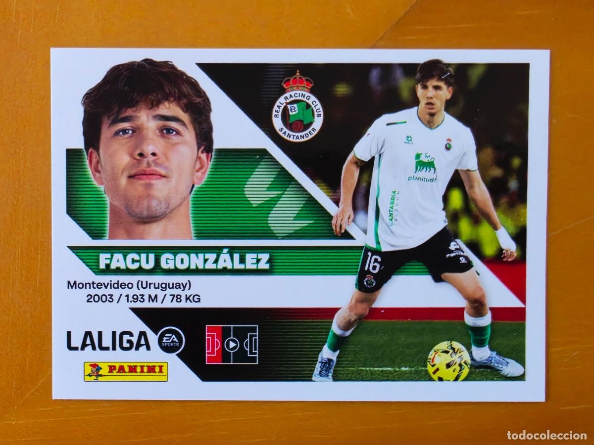 Cromos de f&uacute;tbol: 7 Facu Gonz&aacute;lez, Racing de Santander, Panini Ediciones Liga Este 2026 2027 26 27 sin pegar