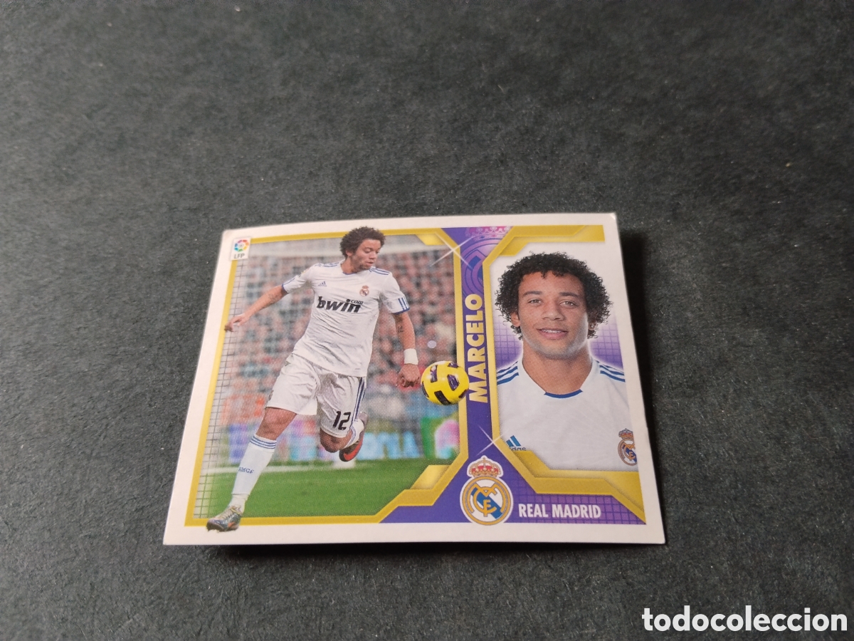 Cromos de f&uacute;tbol: Cromo futbol Marcelo, Real Madrid