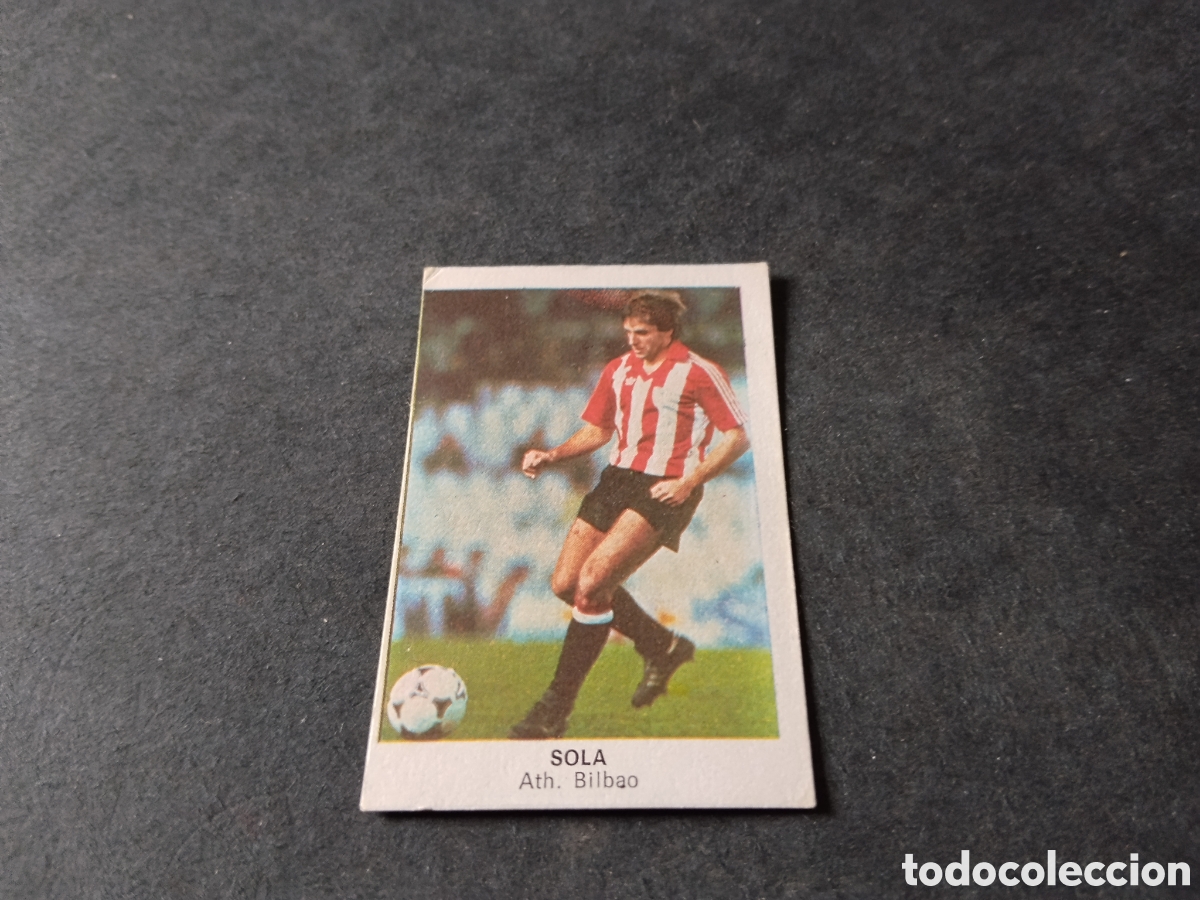 Cromos de f&uacute;tbol: Cromo futbol 84 Sola,Bilbao