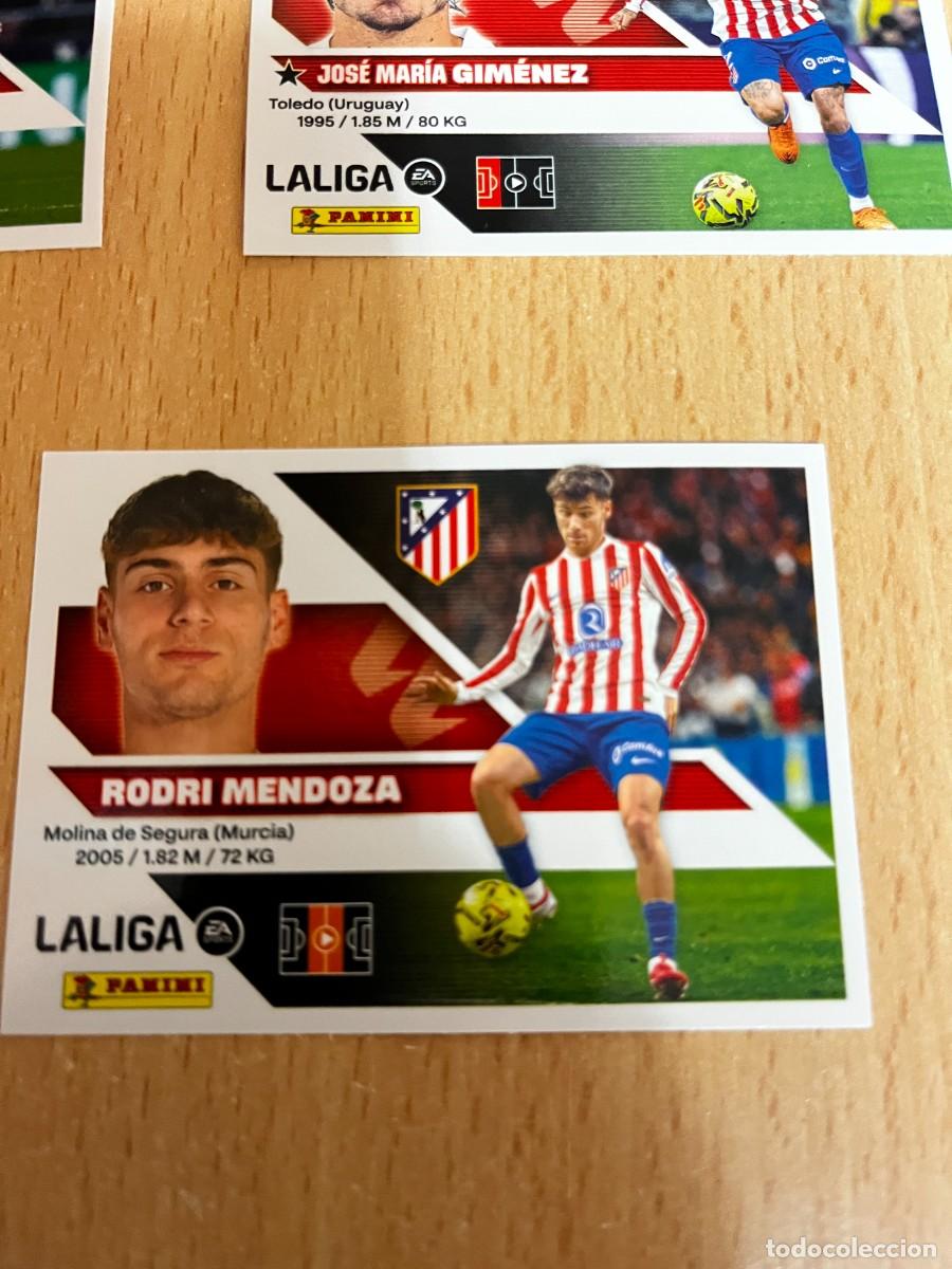 Cromos de f&uacute;tbol: LIGA ESTE 2026 2027 26 27 PANINI 14 A 14A RODRI MENDOZA ATLETICO DE MADRID