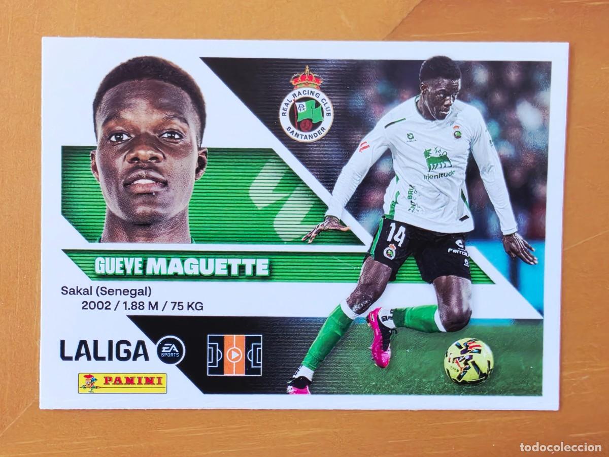 Cromos de f&uacute;tbol: 11 Gueye Maguette, Racing de Santander, Panini Ediciones Liga Este 2026 2027 26 27 sin pegar