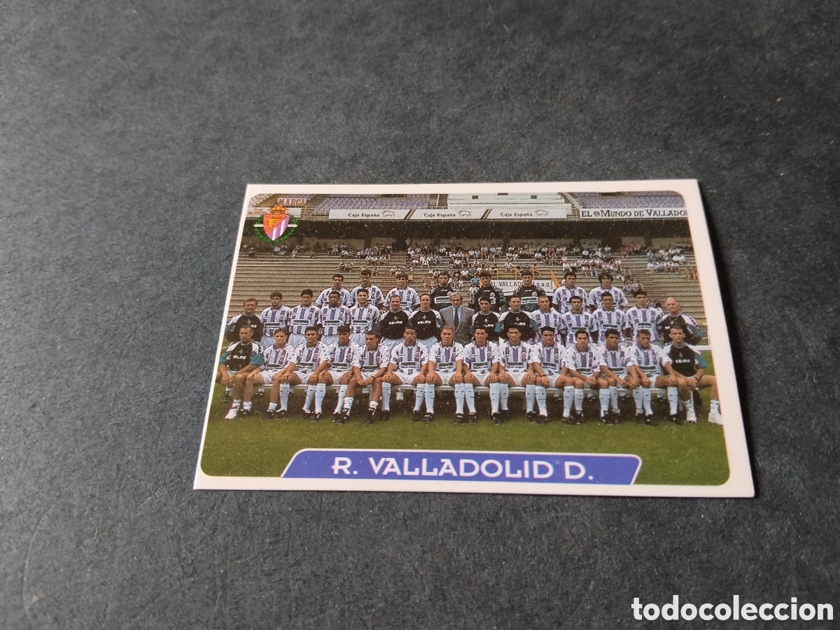 Cromos de f&uacute;tbol: Cromo futbol Real Valladolid,liga 95-96