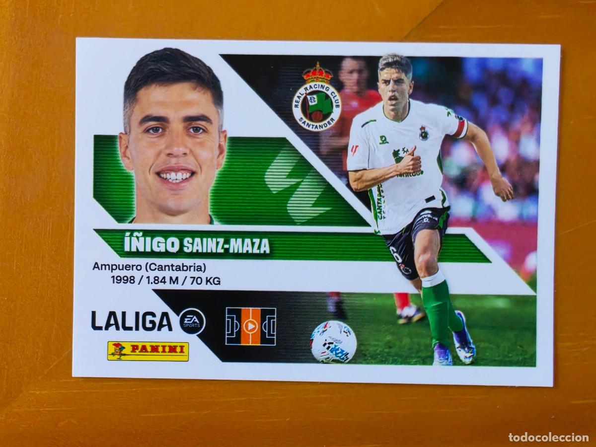Cromos de f&uacute;tbol: 13 &Iacute;&ntilde;igo Sainz-Maza, Racing de Santander, Panini Ediciones Liga Este 2026 2027 26 27 sin pegar