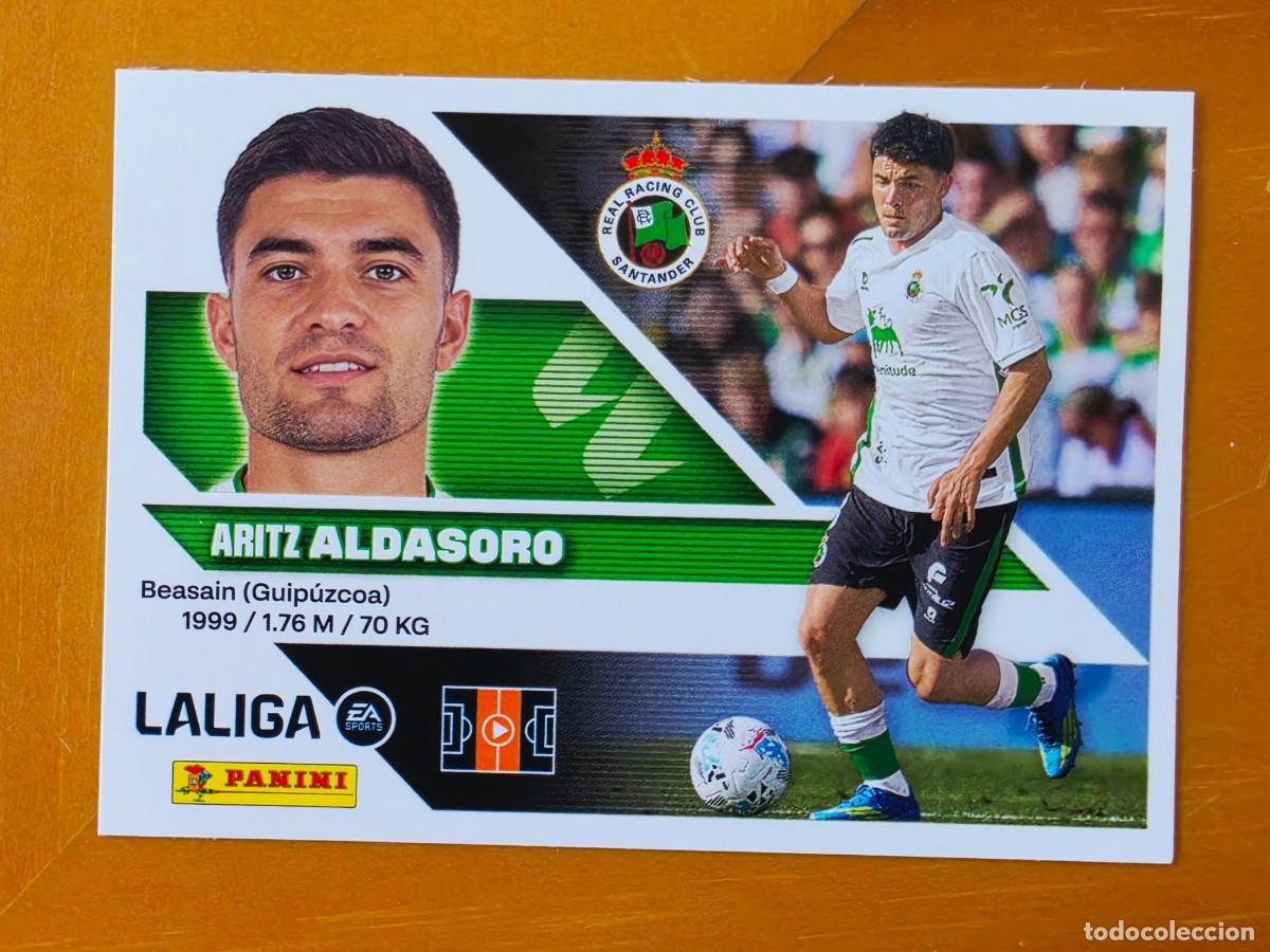 Cromos de f&uacute;tbol: 14 Aritz Aldasoro, Racing de Santander, Panini Ediciones Liga Este 2026 2027 26 27 sin pegar