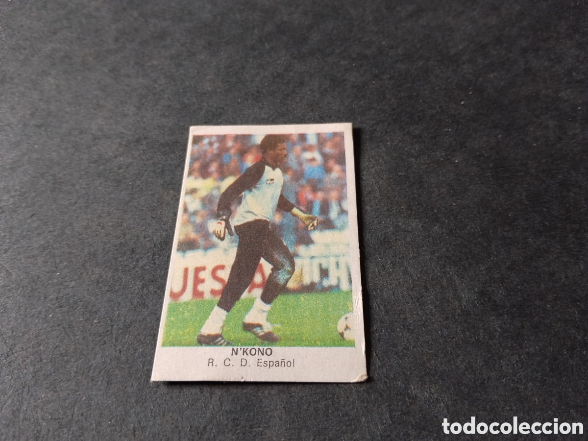 Cromos de f&uacute;tbol: Cromo futbol N,kono, espa&ntilde;ol