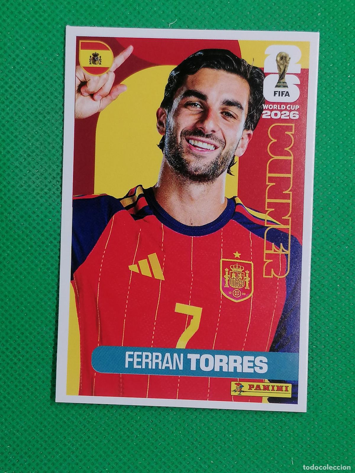 Cromos de f&uacute;tbol: 8 FERRAN TORRES ESPA&Ntilde;A WINNER POSTER ⚽ PANINI FIFA MUNDIAL WORLD CUP 26 2026 STICKER ⚽