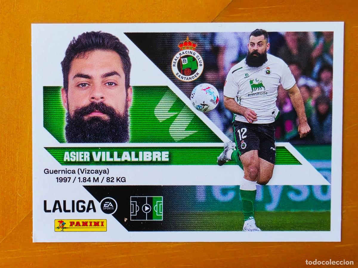 Cromos de f&uacute;tbol: 20 Asier Villalibre, Racing de Santander, Panini Ediciones Liga Este 2026 2027 26 27 sin pegar