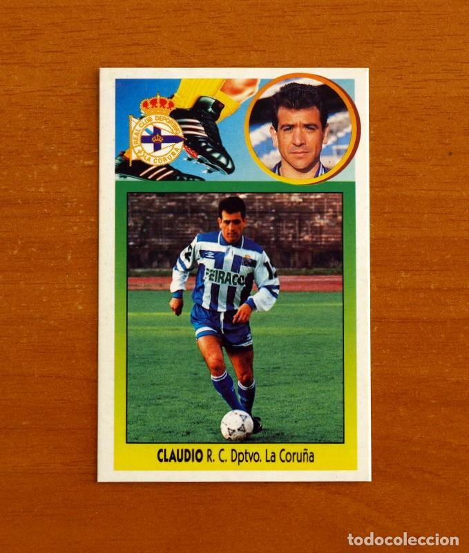Figurine di Calcio: Deportivo La Coru&ntilde;a - Claudio - Ediciones Este Liga 1993-1994, 93-94 - De cart&oacute;n, nunca pegado