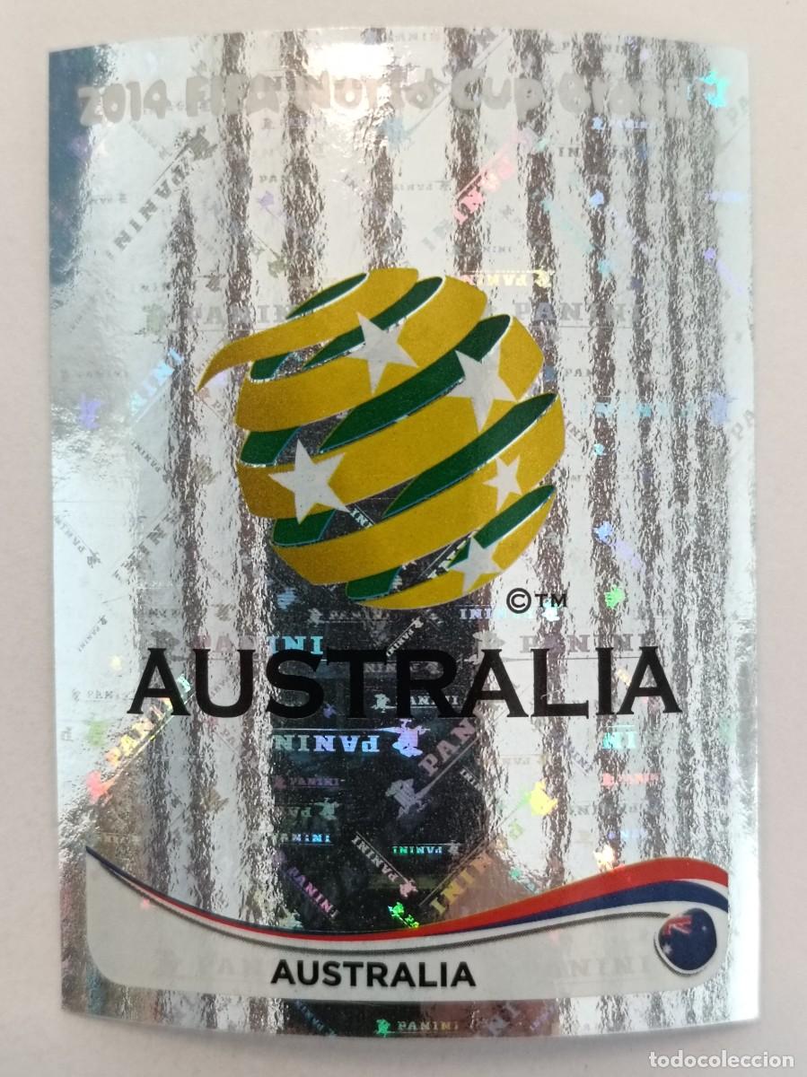 Figurine di Calcio: #165 ESCUDO (AUSTRALIA) MUNDIAL BRASIL 2014 PANINI