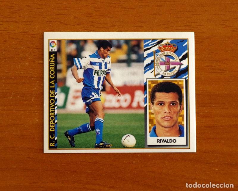 Figurine di Calcio: Deportivo de La Coru&ntilde;a - Rivaldo - BAJA - Ediciones Este Liga 1997-1998, 97-98 - Nunca Pegado