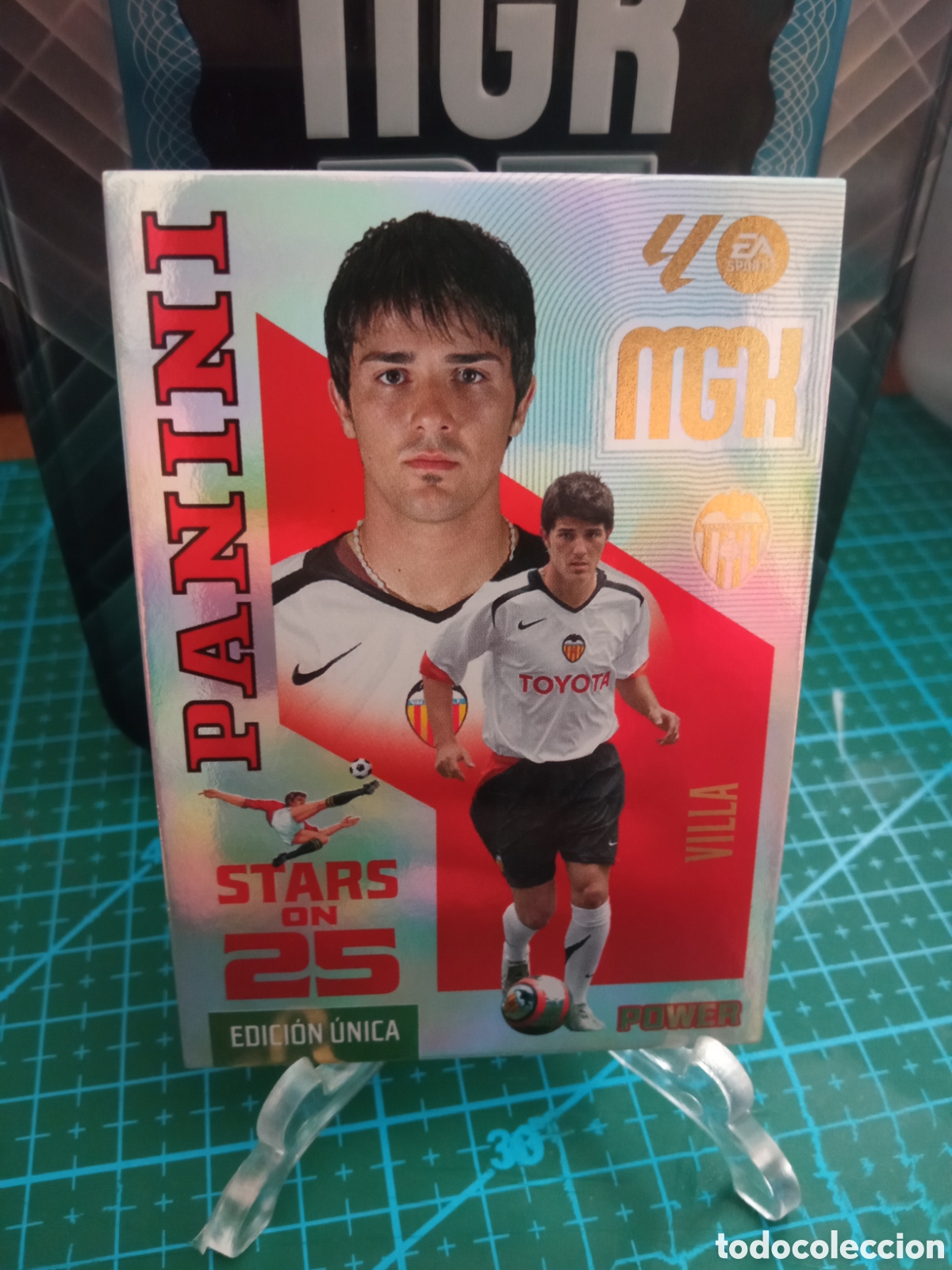 Figurine di Calcio: David Villa Valencia CF Stars on 25 Power Panini Megacracks 26/27 435P