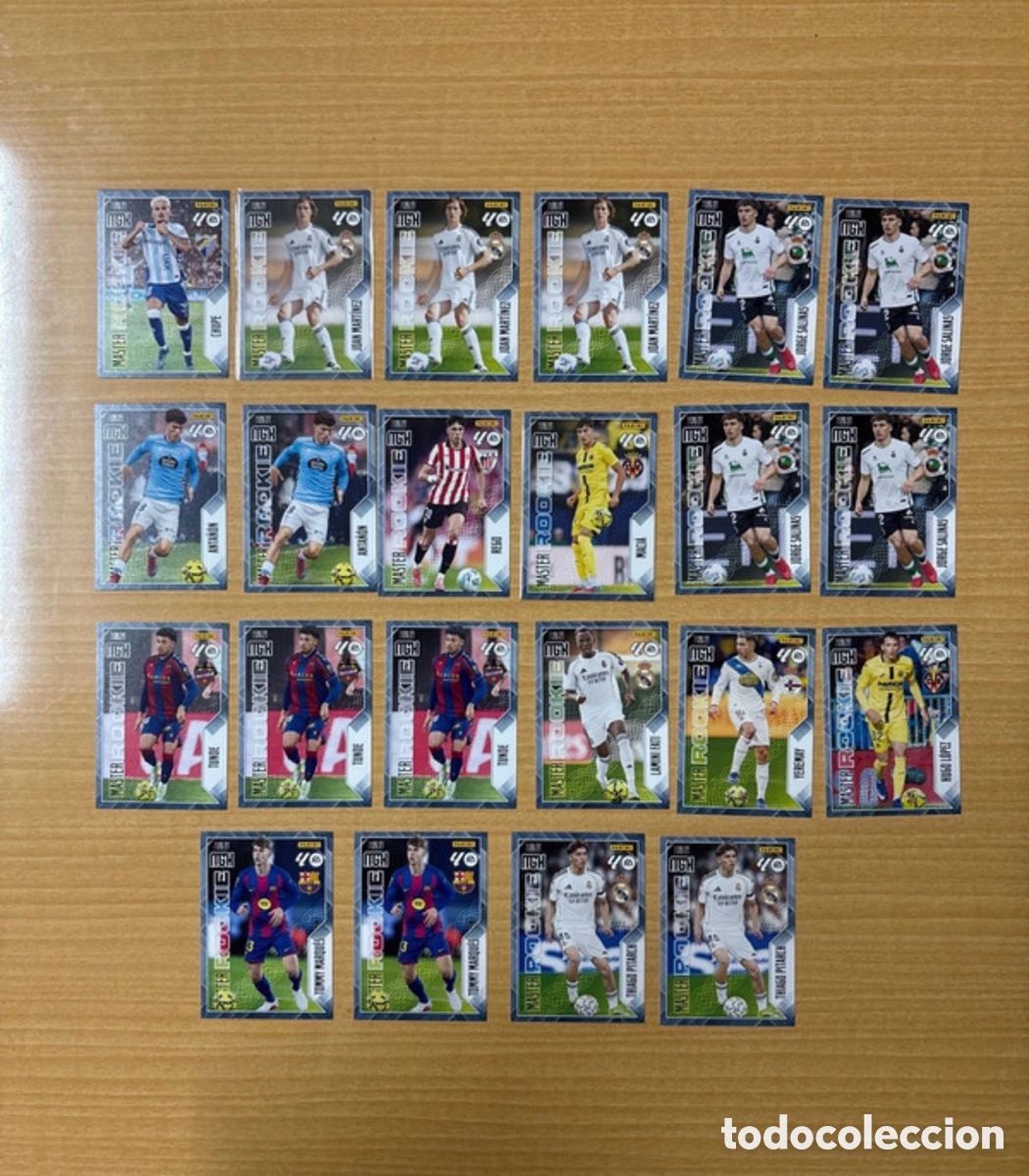 Figurine di Calcio: 22 m&aacute;sters rookies mgk 2026-2027