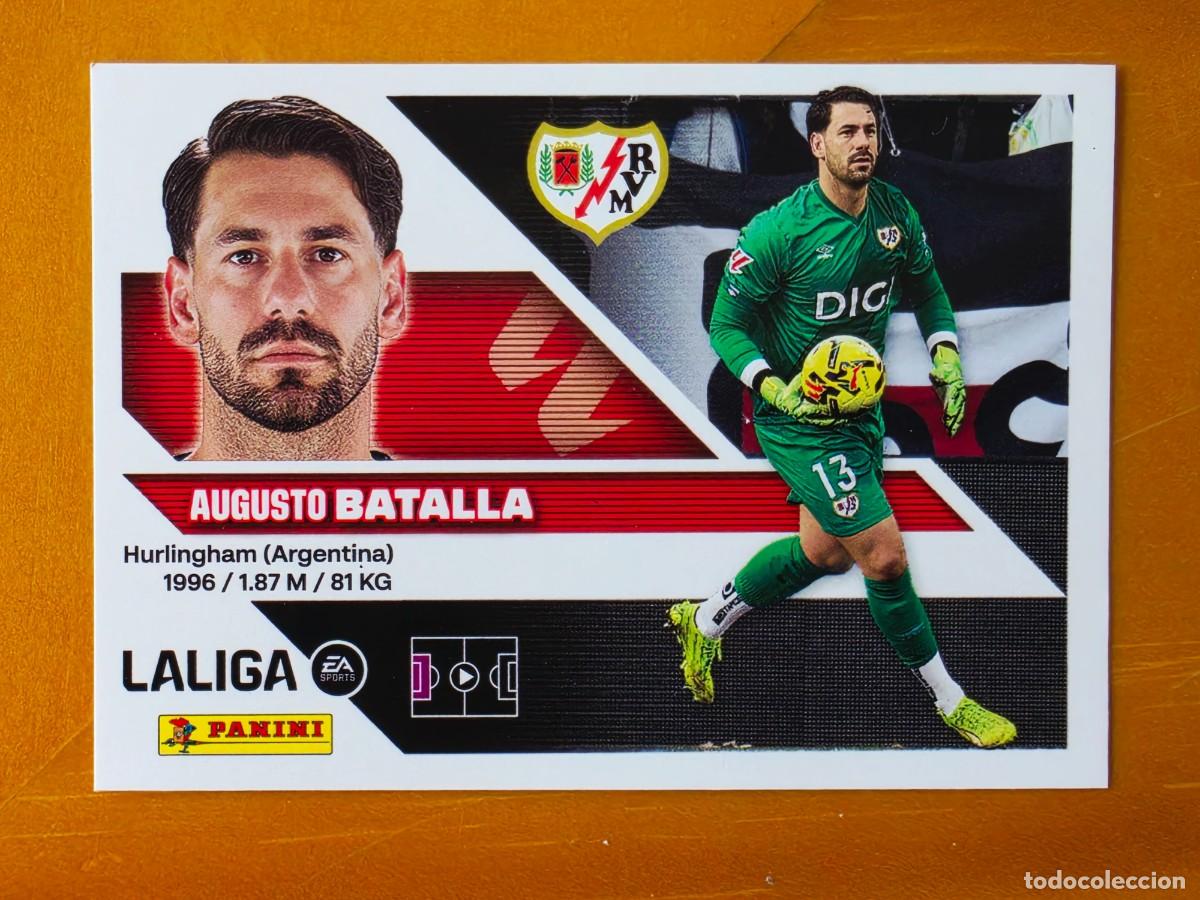 Cromos de f&uacute;tbol: 3 Augusto Batalla, Rayo Vallecano, Panini Ediciones Liga Este 2026 2027 26 27 sin pegar