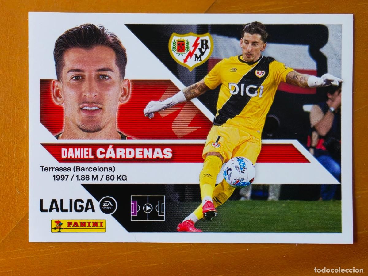 Cromos de f&uacute;tbol: 4 Dani C&aacute;rdenas, Rayo Vallecano, Panini Ediciones Liga Este 2026 2027 26 27 sin pegar