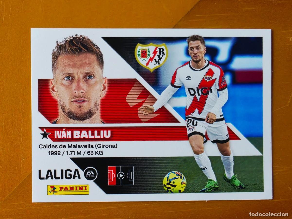 Cromos de f&uacute;tbol: 6 Iv&aacute;n Balliu, Rayo Vallecano, Panini Ediciones Liga Este 2026 2027 26 27 sin pegar