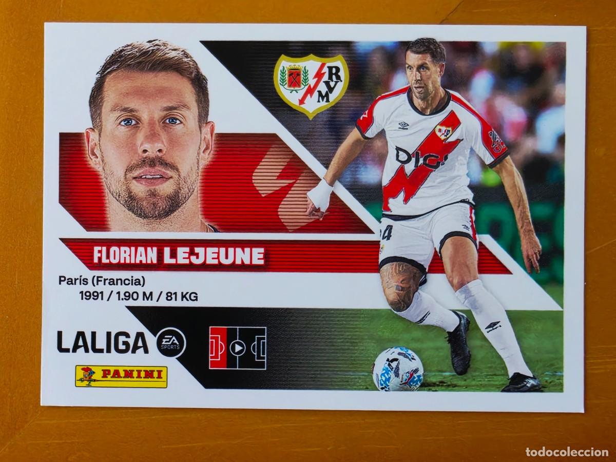 Cromos de f&uacute;tbol: 8 Florian Lejeune, Rayo Vallecano, Panini Ediciones Liga Este 2026 2027 26 27 sin pegar