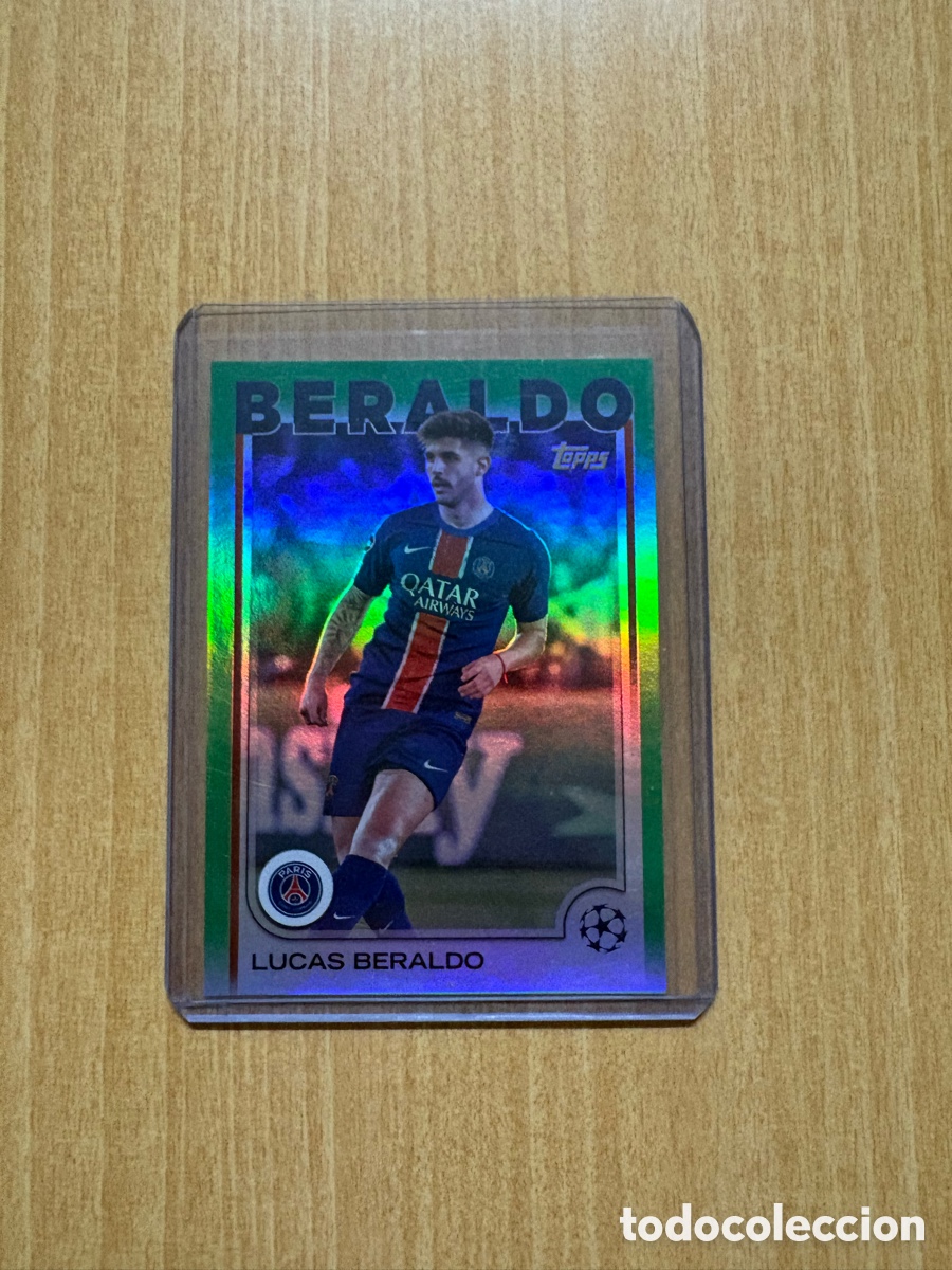 Cromos de f&uacute;tbol: Carta numerada 21/99 Lucas Beraldo Topps Total Football