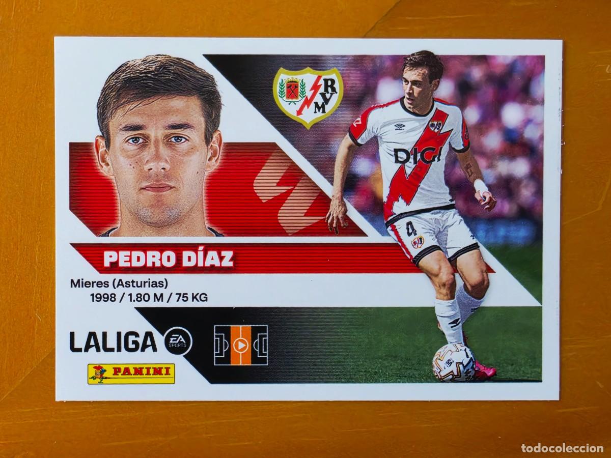 Cromos de f&uacute;tbol: 11A Pedro D&iacute;az, Rayo Vallecano, Panini Ediciones Liga Este 2026 2027 26 27 sin pegar