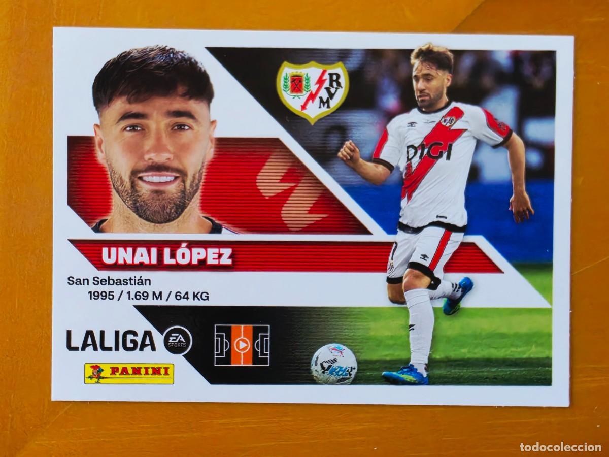 Figurine di Calcio: 14 Unai L&oacute;pez, Rayo Vallecano, Panini Ediciones Liga Este 2026 2027 26 27 sin pegar