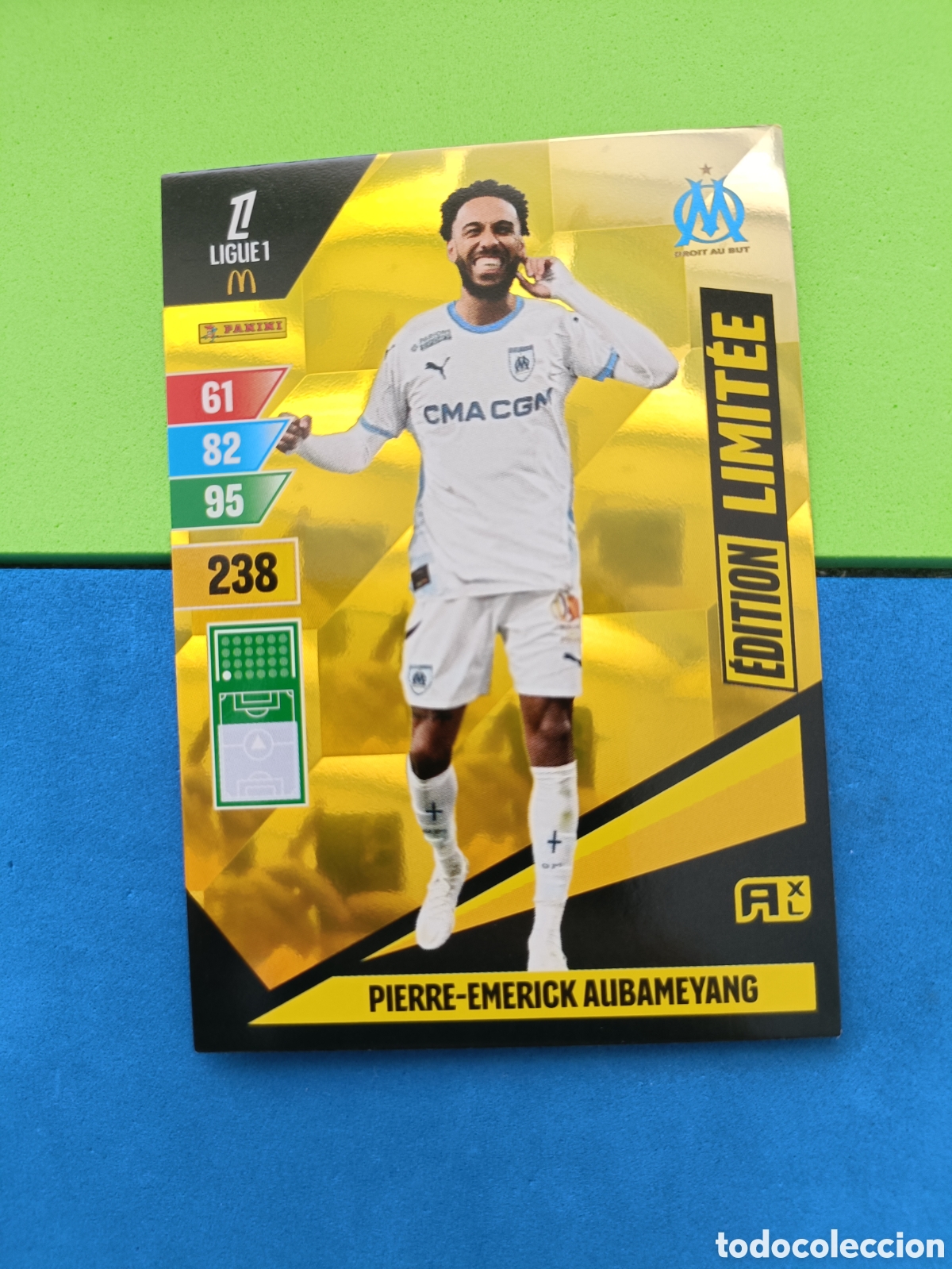 Figurine di Calcio: Panini Adrenalyn XL Ligue 1 McDonald's 2024 2025 - Limitada Aubameyang