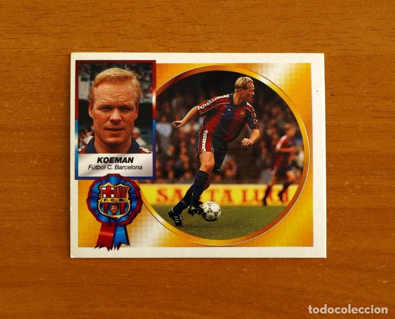 Figurine di Calcio: Barcelona - Koeman - Ediciones Este Liga 1994-1995, 94-95 - Nunca Pegado