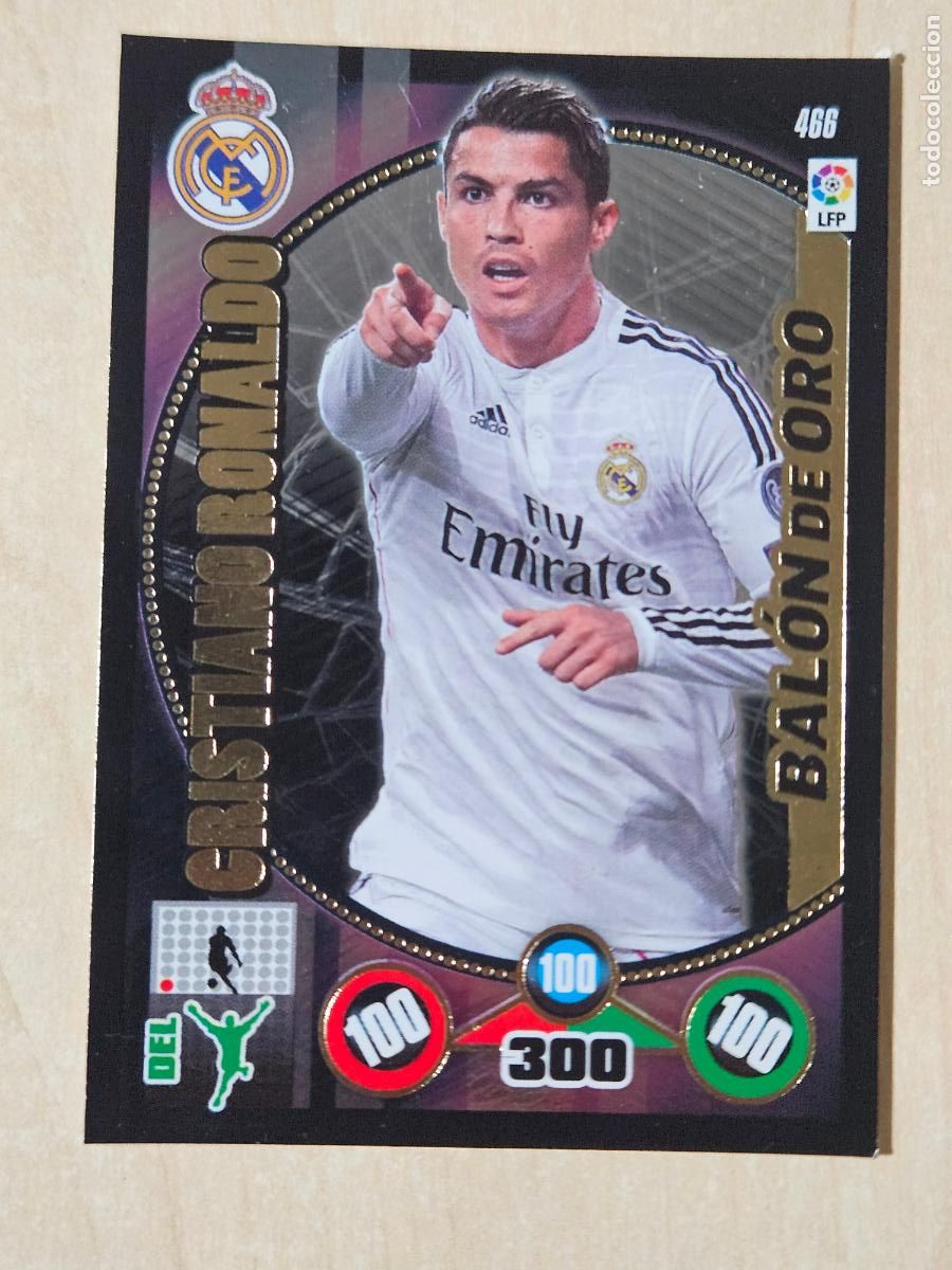 Cromos de Futebol: FICHA N&ordm; 466 CRISTIANO RONALDO - ADRENALYN 14 15 - PANINI 2014 -15 - CROMO - BALON DE ORO