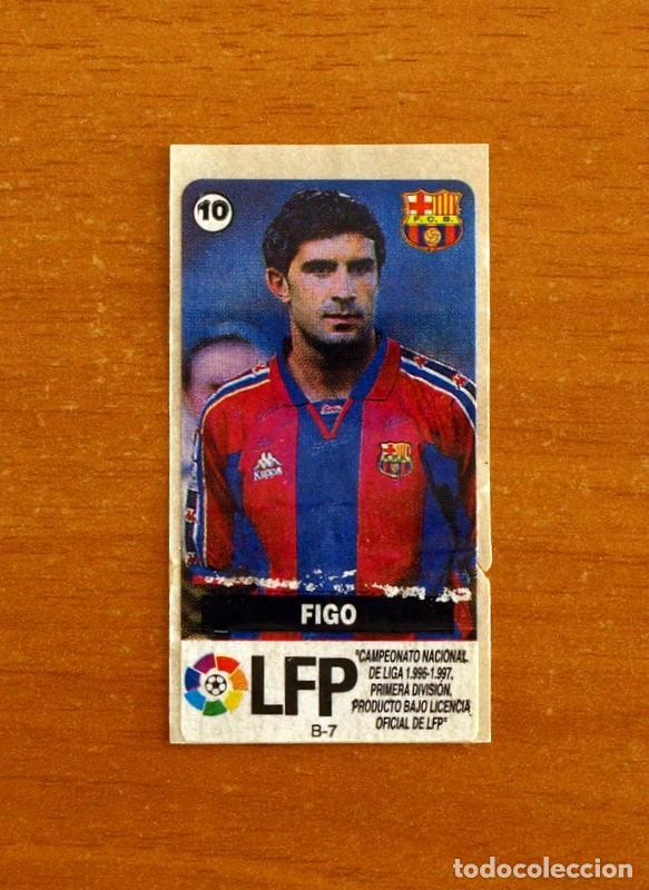 Cromos de f&uacute;tbol: F&uacute;tbol Club Barcelona - Figo - &Aacute;lbum del chicle 1996-1997, 96-97 - Nunca Pegado
